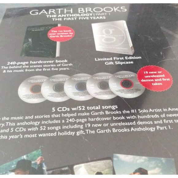 Garth Brooks The Anthology Part 1 The First Five Years Limited 1st Edition 5 CDs - Picture 7 of 7